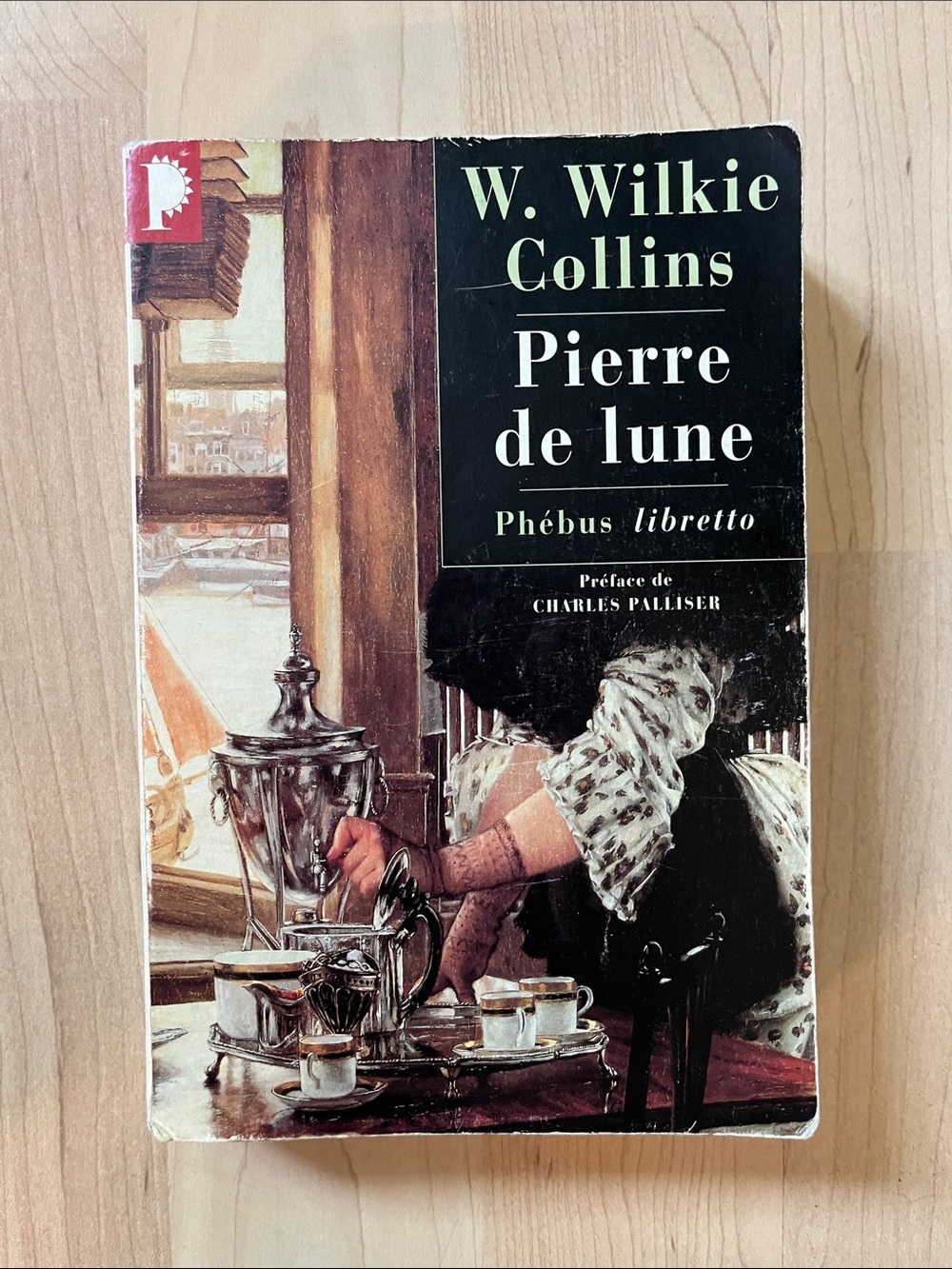 W. Wilkie Collins "Pierre de lune" - Black & Cream Vintage Paperback